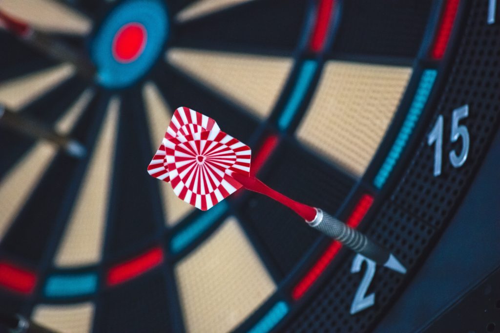 A picture of a dartboard to illustrate data targeting - AlikeAudience